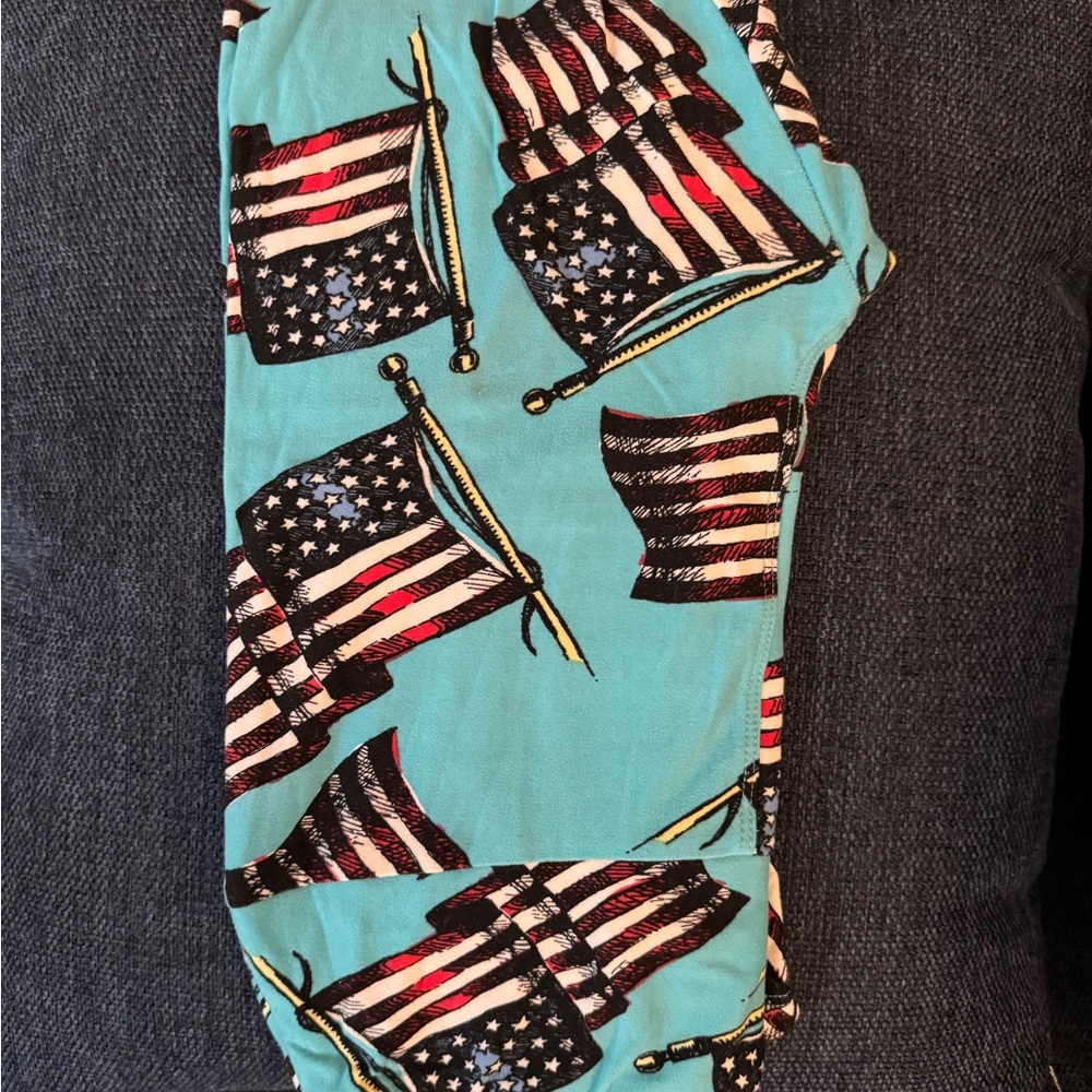 Lularoe American Flag leggings
